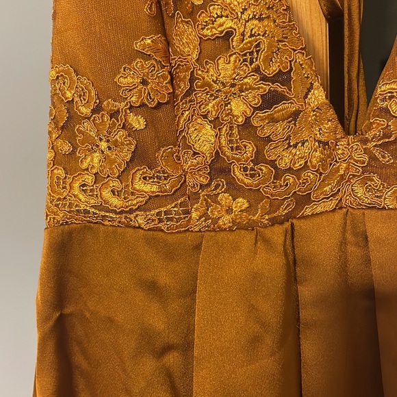 Rust Prom Dress - Picture 3 of 6